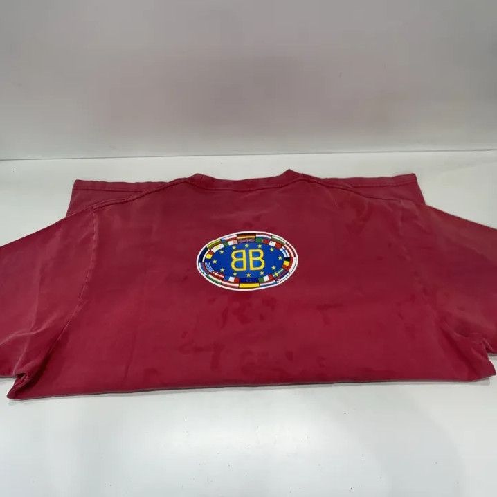 Balenciaga Balenciaga Logo Print Casual Short Sleeve T-Shirt Size US M / EU 48-50 / 2 - 14 Thumbnail