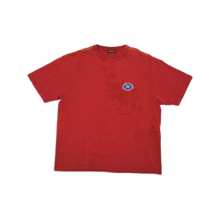 Balenciaga Balenciaga Logo Print Casual Short Sleeve T-Shirt Size US M / EU 48-50 / 2 - 2 Thumbnail