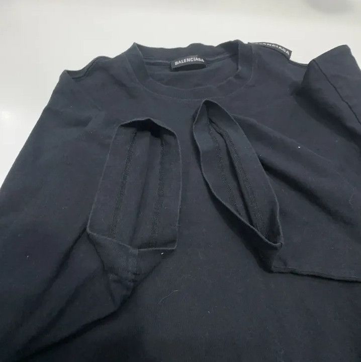 Balenciaga Balenciaga Black Short Sleeve T-Shirt Size US XS / EU 42 / 0 - 7 Thumbnail