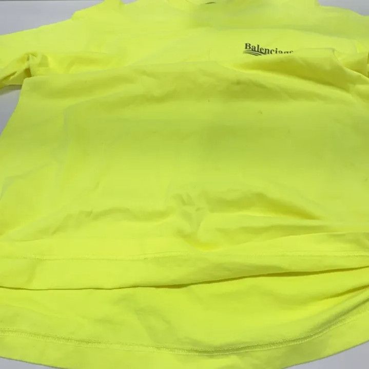 Balenciaga Balenciaga Logo Wave Print Short Sleeve T-Shirt Size US XXS / EU 40 - 8 Thumbnail
