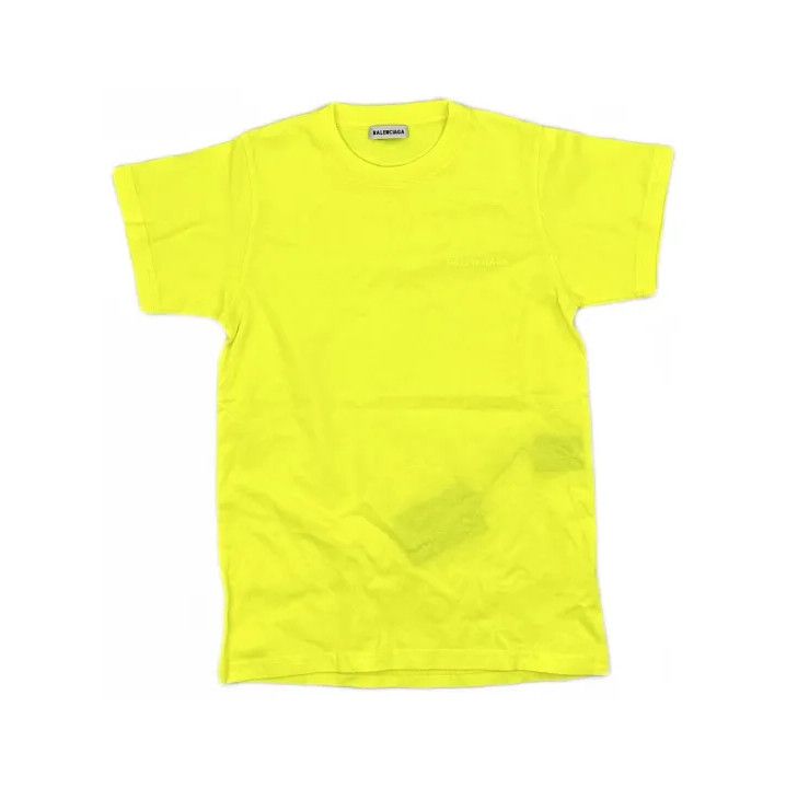 Balenciaga Balenciaga Classic Logo Print T-Shirt in Fluorescent Green Size US XS / EU 42 / 0 - 2 Thumbnail