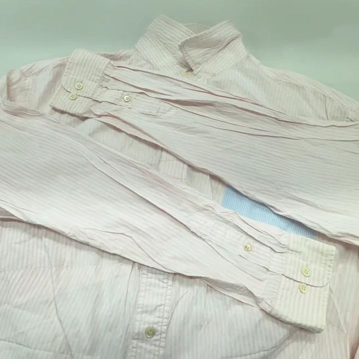 Balenciaga Balenciaga Color-Block Striped Long Sleeve Shirt Size US S / EU 44-46 / 1 - 11 Thumbnail