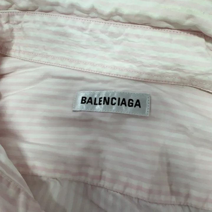 Balenciaga Balenciaga Color-Block Striped Long Sleeve Shirt Size US S / EU 44-46 / 1 - 4 Thumbnail