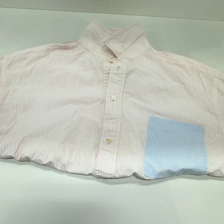 Balenciaga Balenciaga Color-Block Striped Long Sleeve Shirt Size US S / EU 44-46 / 1 - 8 Thumbnail