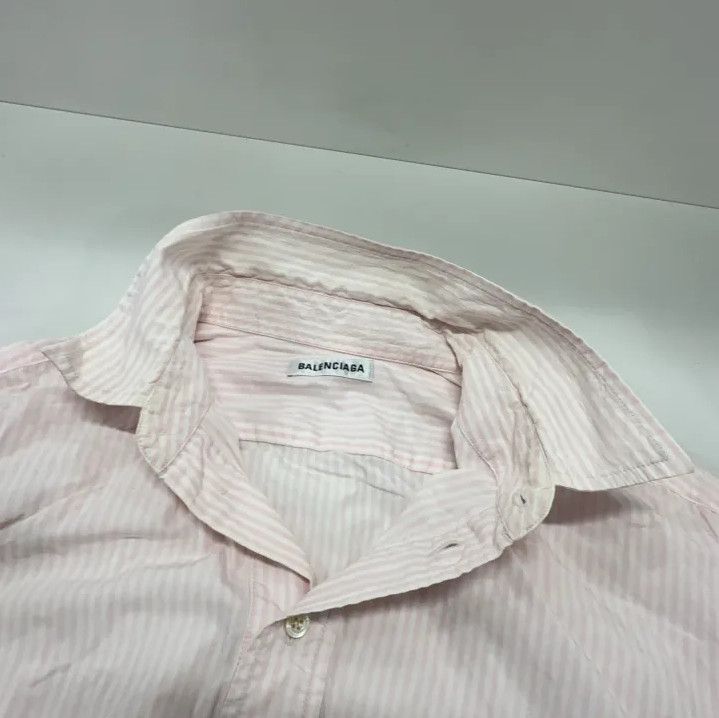 Balenciaga Balenciaga Color-Block Striped Long Sleeve Shirt Size US S / EU 44-46 / 1 - 7 Thumbnail