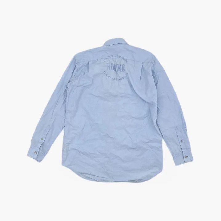 Balenciaga Balenciaga Casual Long Sleeve Shirt in Blue Size US M / EU 48-50 / 2 - 3 Thumbnail