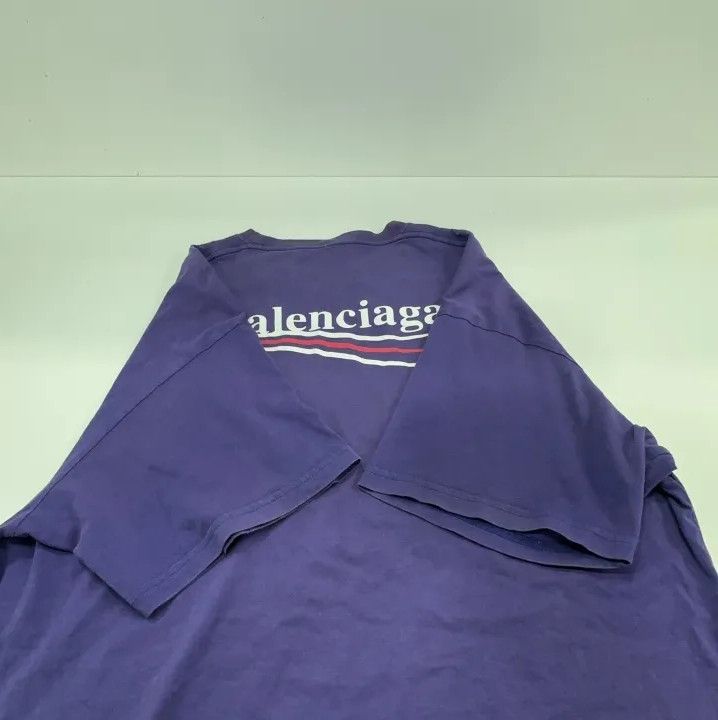 Balenciaga Balenciaga Political Campaign Blue T-Shirt Size US S / EU 44-46 / 1 - 14 Thumbnail