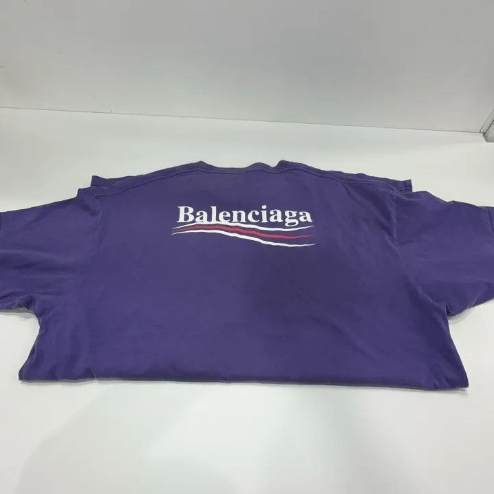 Balenciaga Balenciaga Political Campaign Blue T-Shirt Size US S / EU 44-46 / 1 - 12 Thumbnail