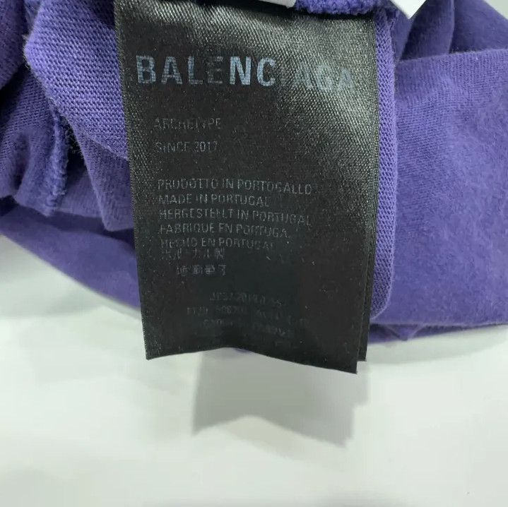 Balenciaga Balenciaga Political Campaign Blue T-Shirt Size US S / EU 44-46 / 1 - 5 Thumbnail
