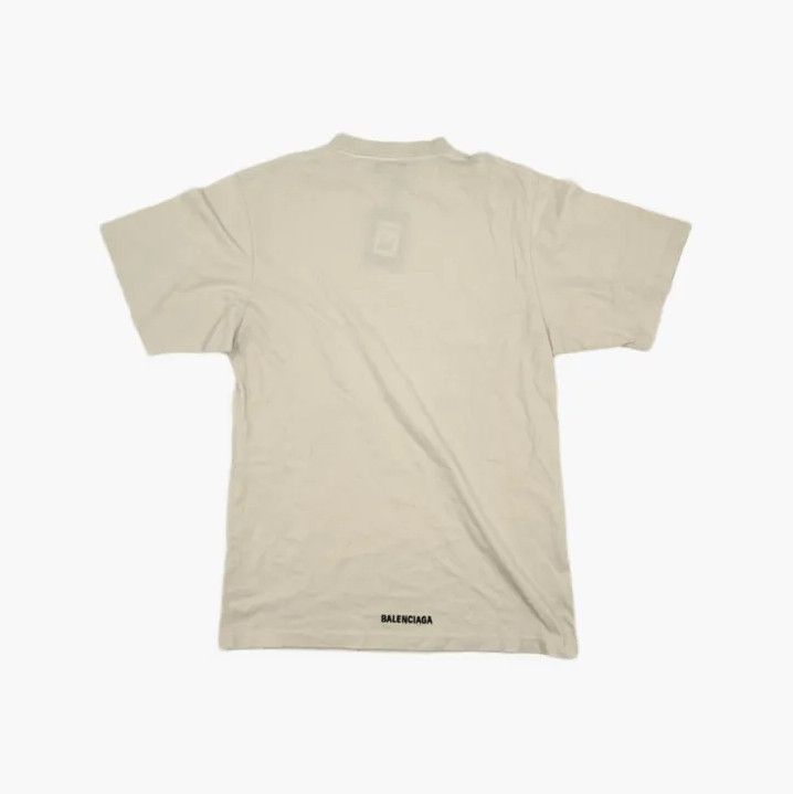 Balenciaga Balenciaga Men's White Crew Neck T-Shirt Size US M / EU 48-50 / 2 - 3 Thumbnail