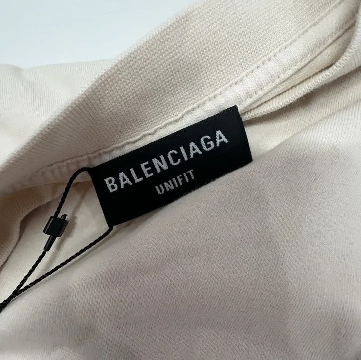 Balenciaga Balenciaga Men's White Crew Neck T-Shirt Size US M / EU 48-50 / 2 - 4 Thumbnail