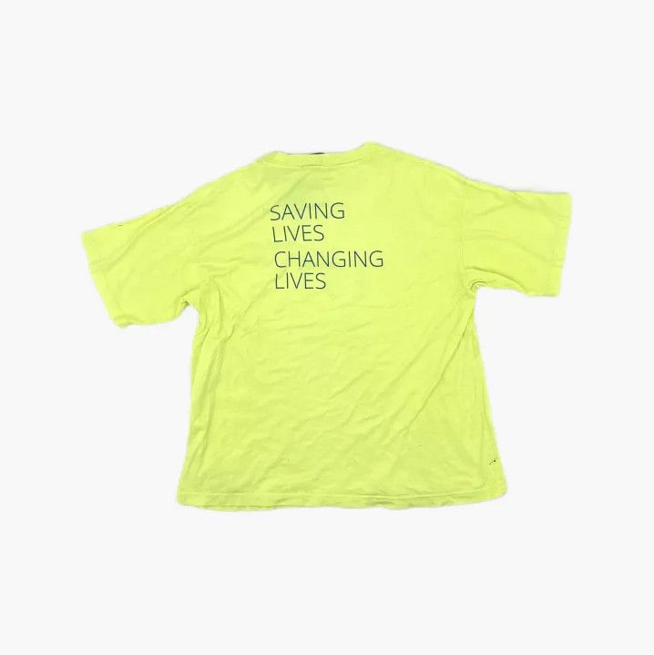 Balenciaga Balenciaga WFP Charity Neon Short Sleeve T-Shirt Size US M / EU 48-50 / 2 - 3 Thumbnail