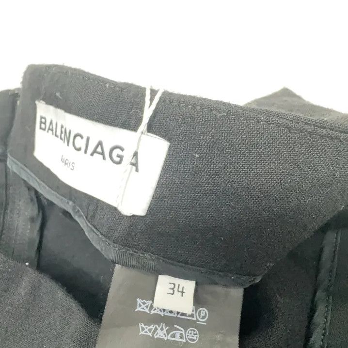 Balenciaga Balenciaga Casual Straight-Leg Pants in Black Size US 34 / EU 50 - 5 Thumbnail
