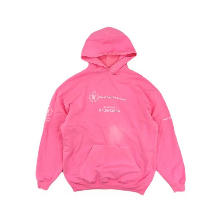 Balenciaga Balenciaga Pink Logo Hoodie for Casual Wear Size US XS / EU 42 / 0 - 2 Thumbnail