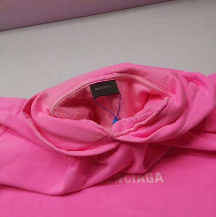 Balenciaga Balenciaga Pink Logo Hoodie for Casual Wear Size US XS / EU 42 / 0 - 8 Thumbnail