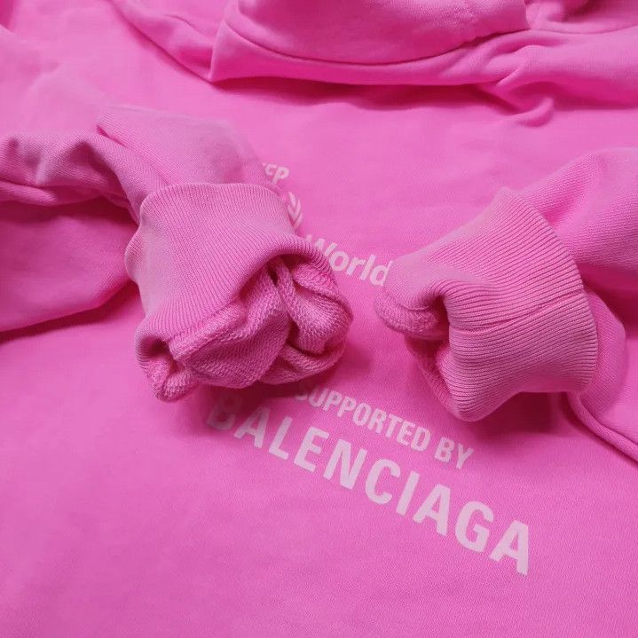 Balenciaga Balenciaga Pink Logo Hoodie for Casual Wear Size US XS / EU 42 / 0 - 11 Thumbnail