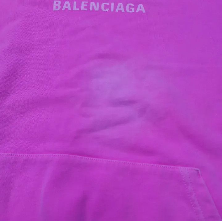 Balenciaga Balenciaga Pink Logo Hoodie for Casual Wear Size US XS / EU 42 / 0 - 7 Thumbnail