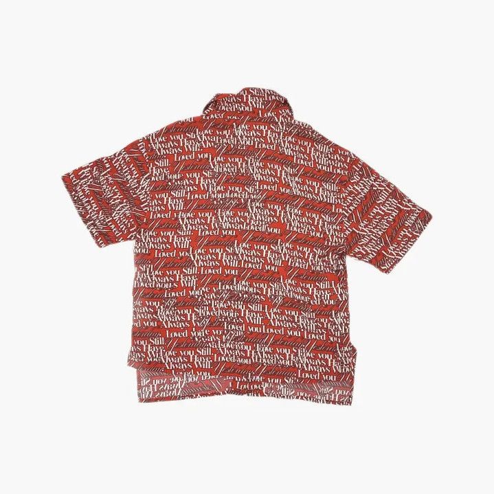 Balenciaga Balenciaga LOVE POEM All-Over Print Vacation Shirt Size US M / EU 48-50 / 2 - 3 Thumbnail