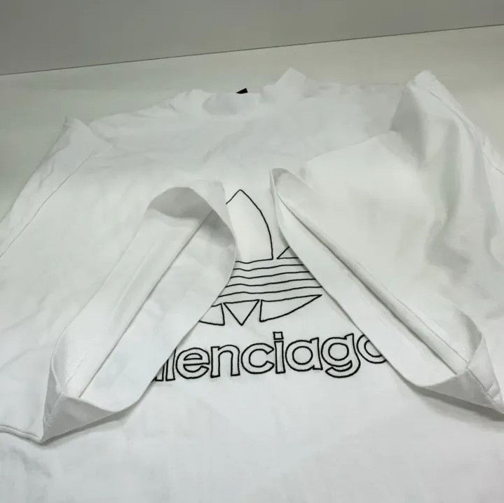 Balenciaga Balenciaga Adidas Logo Print Relaxed T-Shirt Size US M / EU 48-50 / 2 - 11 Thumbnail