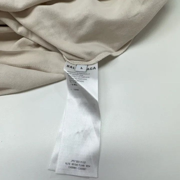 Balenciaga Balenciaga Classic White Short Sleeve T-Shirt Size US M / EU 48-50 / 2 - 4 Thumbnail