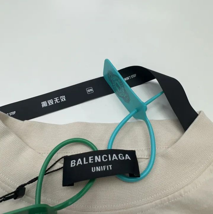Balenciaga Balenciaga Classic White Short Sleeve T-Shirt Size US M / EU 48-50 / 2 - 3 Thumbnail