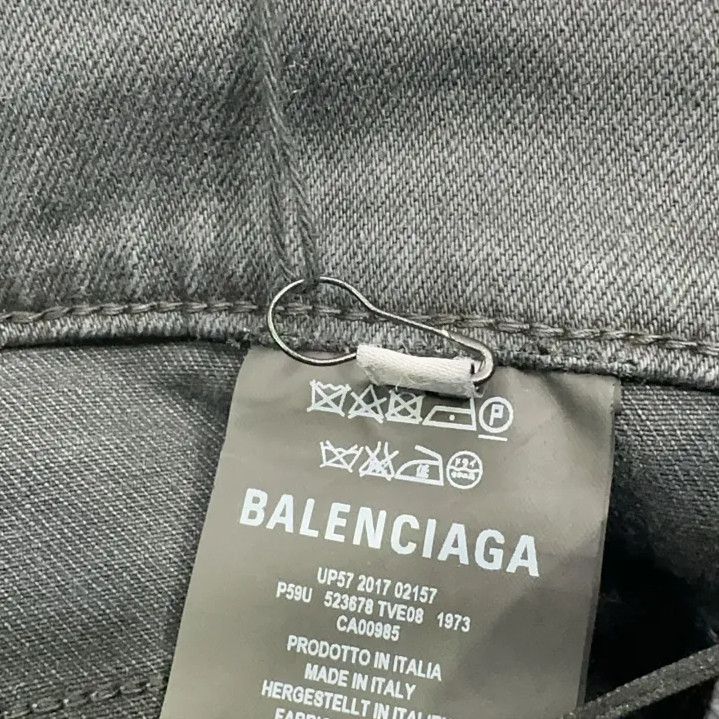 Balenciaga Balenciaga Versatile Black Denim Pants Size US 36 / EU 52 - 6 Thumbnail
