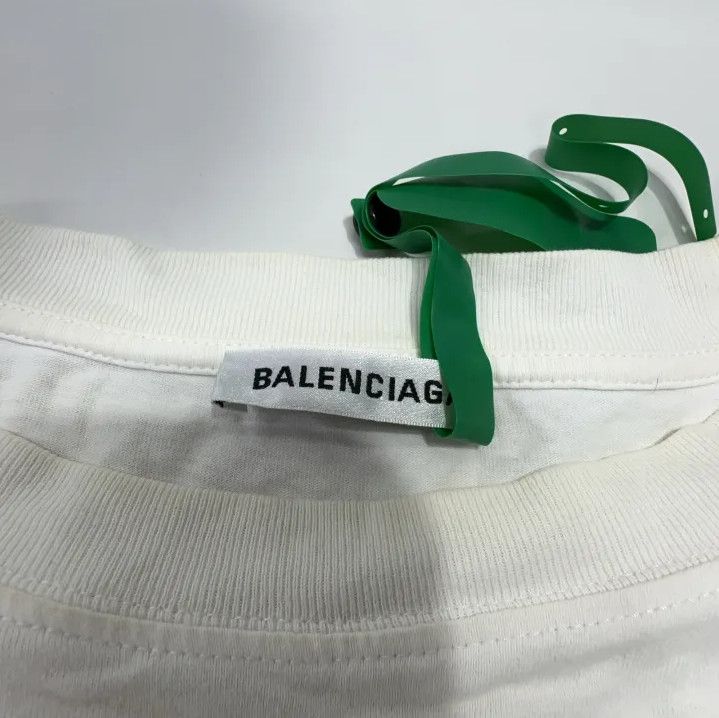 Balenciaga Balenciaga I Love Techno Short Sleeve T-Shirt Size US L / EU 52-54 / 3 - 5 Thumbnail