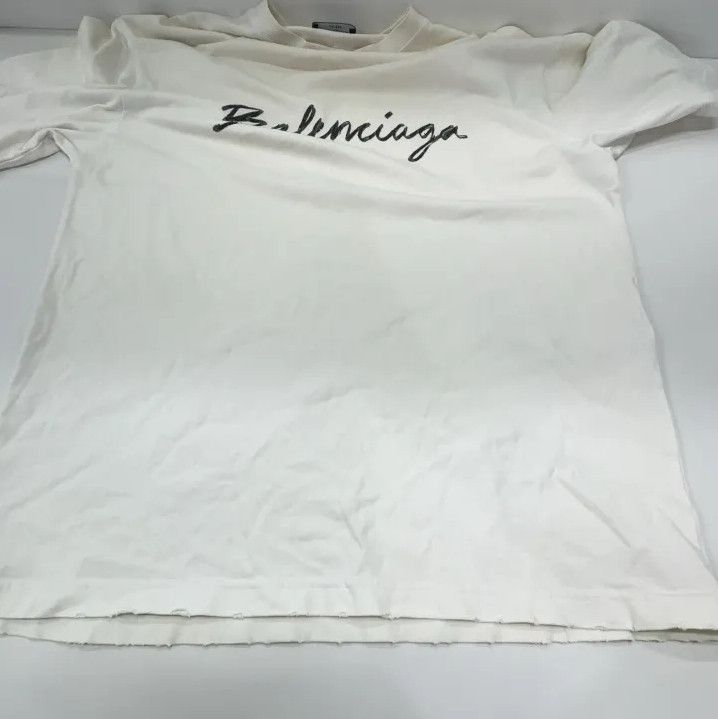 Balenciaga Balenciaga Logo Print Casual Short Sleeve T-Shirt Size US XS / EU 42 / 0 - 10 Thumbnail
