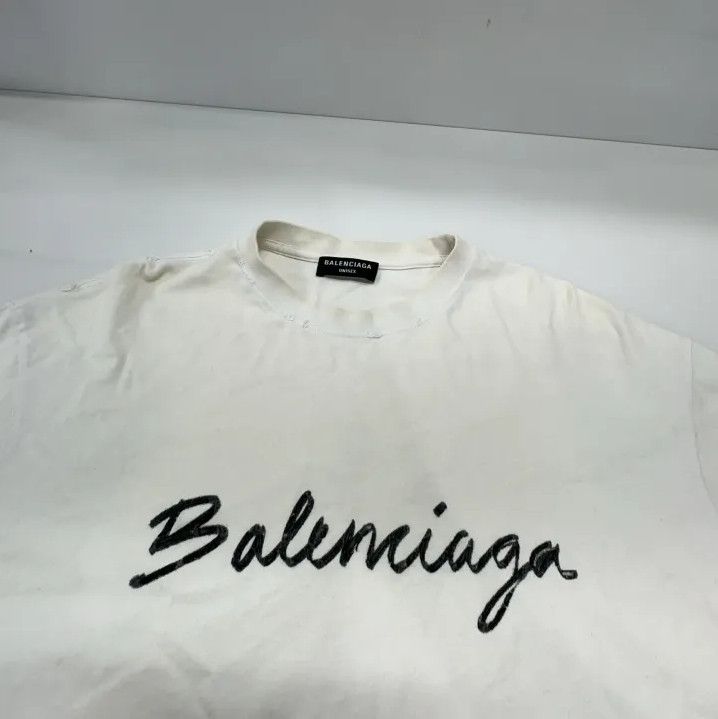 Balenciaga Balenciaga Logo Print Casual Short Sleeve T-Shirt Size US XS / EU 42 / 0 - 7 Thumbnail