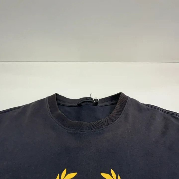 Balenciaga Balenciaga Navy Blue Logo Round Neck T-Shirt Size US S / EU 44-46 / 1 - 9 Thumbnail