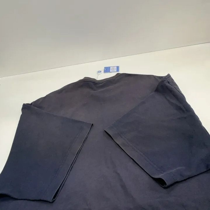 Balenciaga Balenciaga Navy Blue Logo Round Neck T-Shirt Size US S / EU 44-46 / 1 - 15 Thumbnail