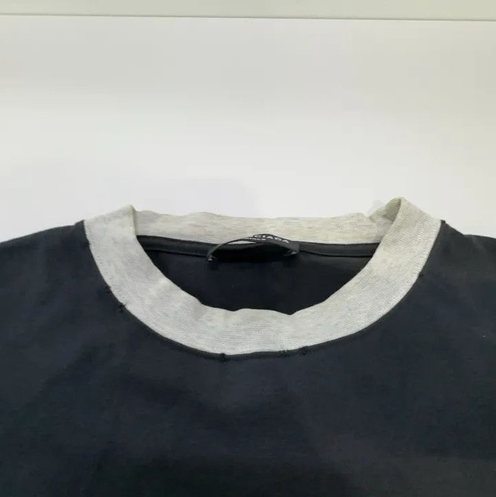 Balenciaga Balenciaga Gray Cotton Short Sleeve T-Shirt Size US L / EU 52-54 / 3 - 8 Thumbnail