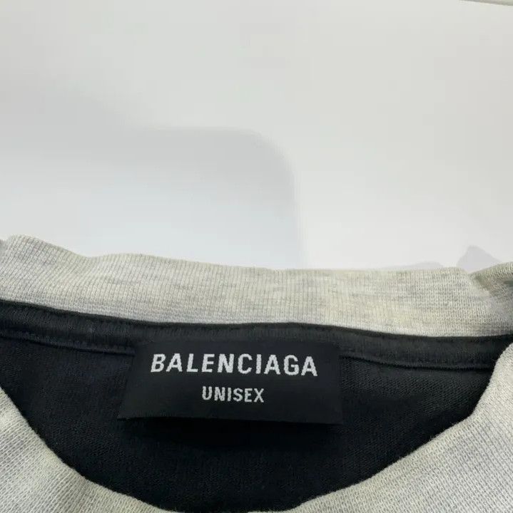 Balenciaga Balenciaga Gray Cotton Short Sleeve T-Shirt Size US L / EU 52-54 / 3 - 6 Thumbnail