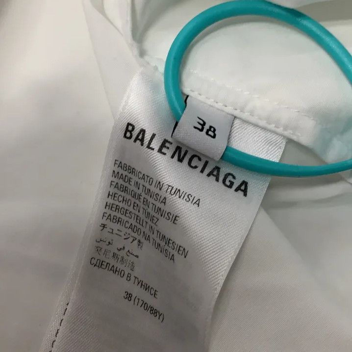 Balenciaga Balenciaga BB ICON White Short Sleeve Shirt Size US M / EU 48-50 / 2 - 2 Thumbnail