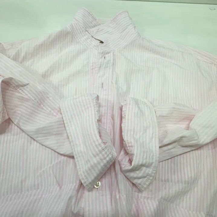 Balenciaga Balenciaga Striped Pink Button-Up Shirt Size US S / EU 44-46 / 1 - 10 Thumbnail