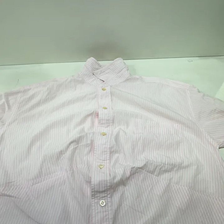 Balenciaga Balenciaga Striped Pink Button-Up Shirt Size US S / EU 44-46 / 1 - 11 Thumbnail