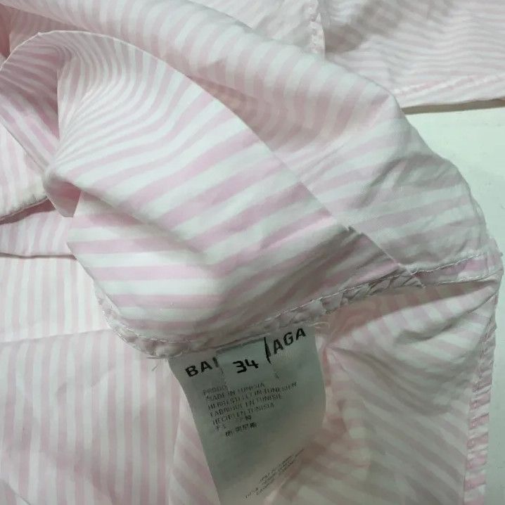 Balenciaga Balenciaga Striped Pink Button-Up Shirt Size US S / EU 44-46 / 1 - 6 Thumbnail