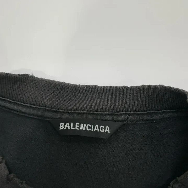 Balenciaga Balenciaga SS21 Oversized Black Graphic T-Shirt Size US L / EU 52-54 / 3 - 5 Thumbnail