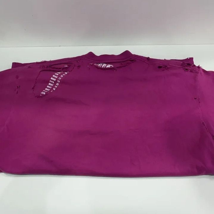 Balenciaga Balenciaga Repaired Logo Distressed T-Shirt Size US M / EU 48-50 / 2 - 11 Thumbnail