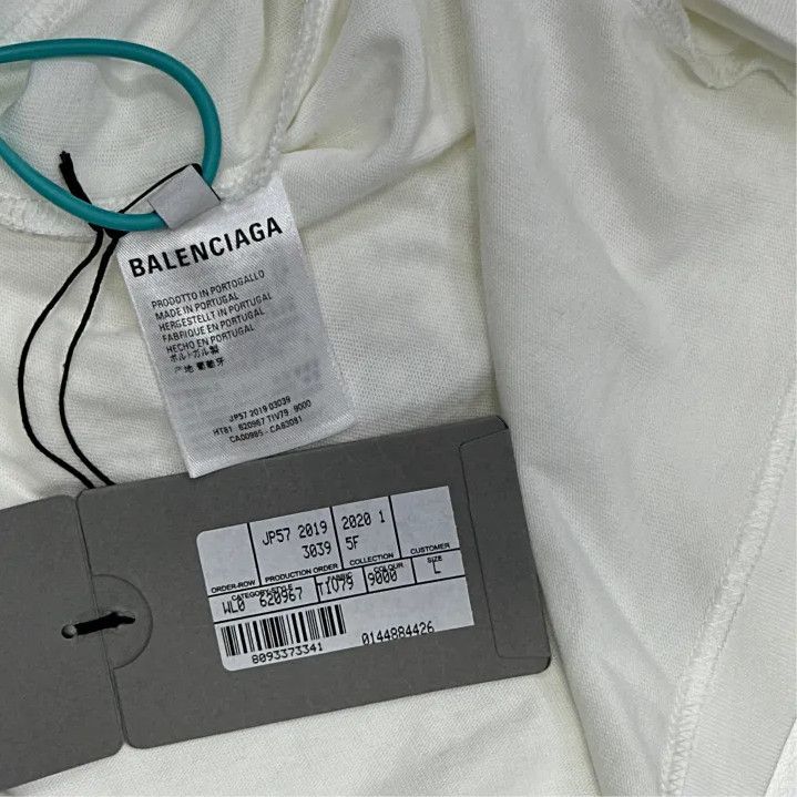 Balenciaga Balenciaga Logo Printed Short Sleeve T-Shirt Size US L / EU 52-54 / 3 - 4 Thumbnail