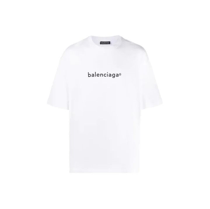 Balenciaga Balenciaga White Logo Print Short Sleeve T-Shirt Size US XS / EU 42 / 0 - 2 Thumbnail