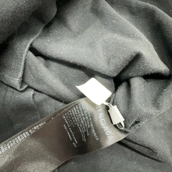 Balenciaga Balenciaga x WFP Black Logo T-Shirt Size US XXS / EU 40 - 4 Thumbnail