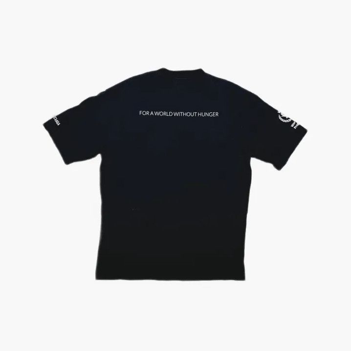 Balenciaga Balenciaga x WFP Black Logo T-Shirt Size US XXS / EU 40 - 3 Thumbnail