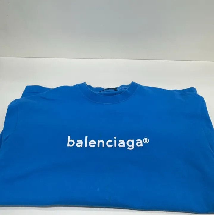 Balenciaga Balenciaga Logo Print Relaxed Fit T-Shirt Size US XXS / EU 40 - 7 Thumbnail