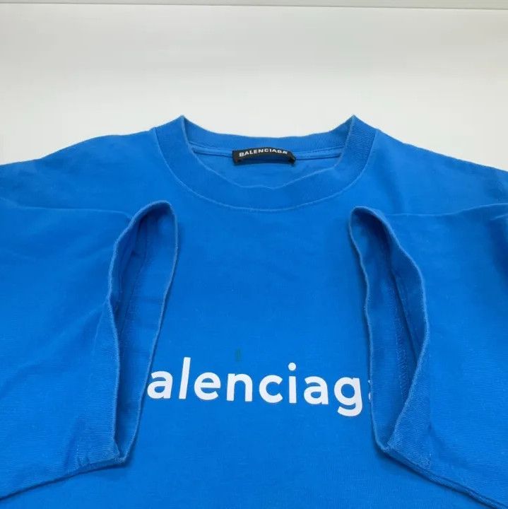 Balenciaga Balenciaga Logo Print Relaxed Fit T-Shirt Size US XXS / EU 40 - 11 Thumbnail
