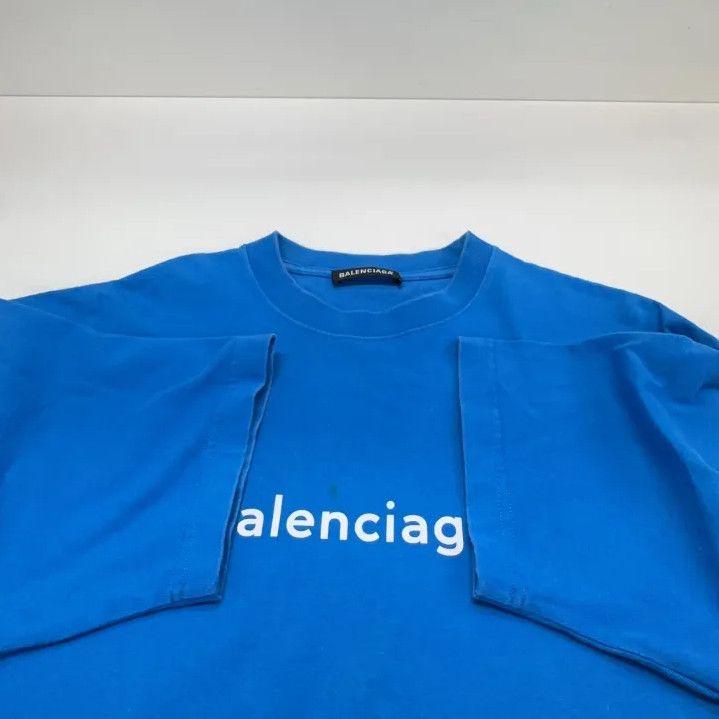 Balenciaga Balenciaga Logo Print Relaxed Fit T-Shirt Size US XXS / EU 40 - 10 Thumbnail