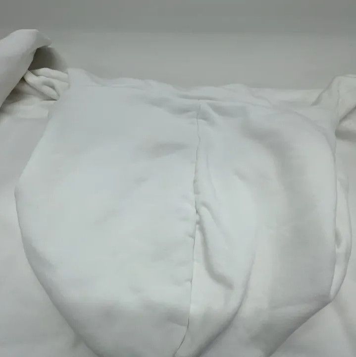 Balenciaga Balenciaga White Long Sleeve Hoodie with Prints Size US M / EU 48-50 / 2 - 6 Thumbnail