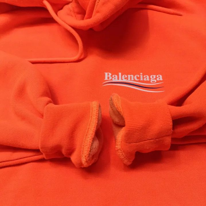 Balenciaga Balenciaga Logo Print Relaxed Fit Hoodie Size US XS / EU 42 / 0 - 8 Thumbnail