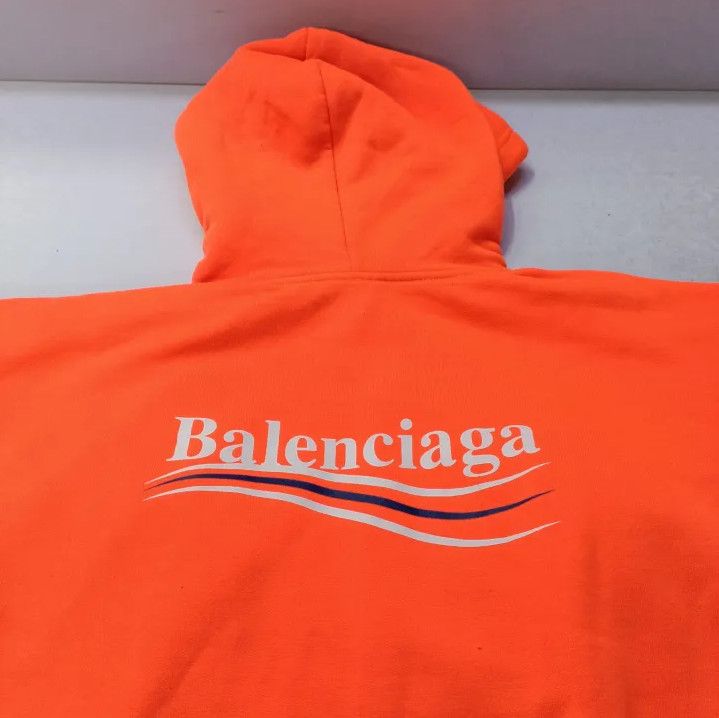 Balenciaga Balenciaga Logo Print Relaxed Fit Hoodie Size US XS / EU 42 / 0 - 6 Thumbnail