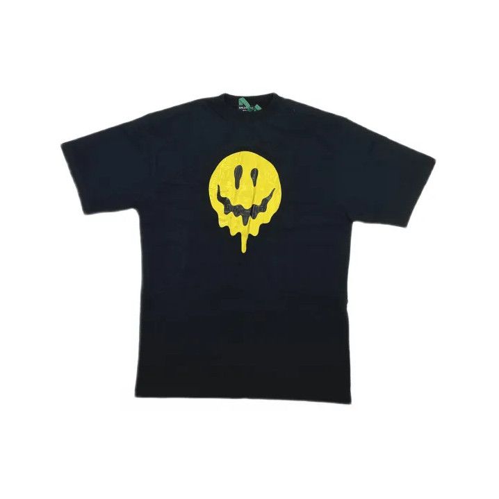 Balenciaga Balenciaga SS21 Drip Peace Black T-Shirt Size US L / EU 52-54 / 3 - 2 Thumbnail